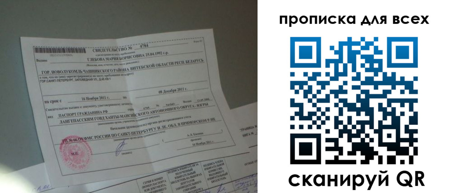 временная регистрация для всех в Чудово